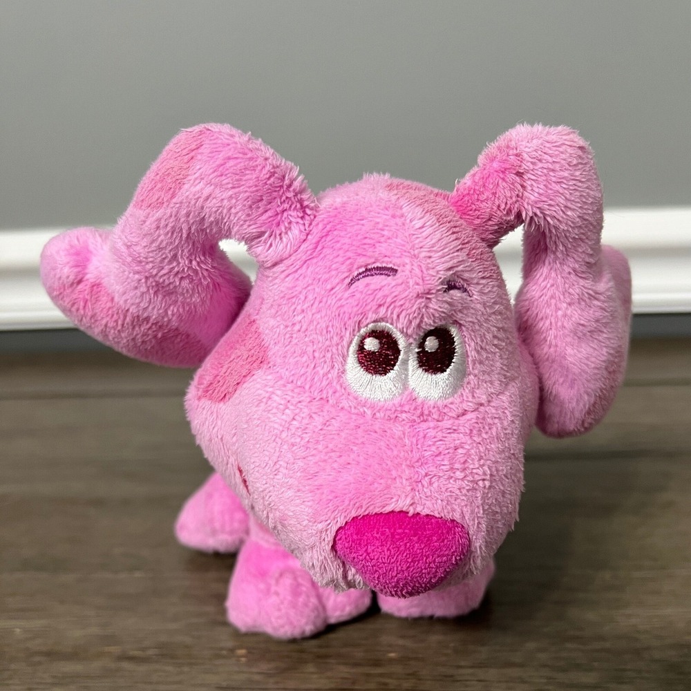 Blues Clues Magenta Plush Dog Stuffed Animal Toy Puppy Pink Nickelodeon No Tag